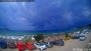 20230805 Arillas Corfu Live Webcam [upl. by Aiken]