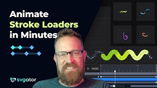 Animate Stroke Loaders in Minutes  SVGator [upl. by Marmion]