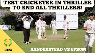 TEST CRICKETER IN THRILLER TO END ALL THRILLERS Commentator Loses It in PromotionRelegation Scrap [upl. by Regine]