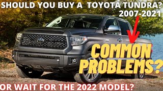 Should you buy a Toyota Tundra 20072021 [upl. by Naasar151]