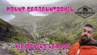 Climbing Irelands highest mountain Carrauntoohil via Devils Ladder [upl. by Goerke]