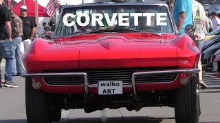 WOW CORVETTE Treffen Motorworld Region Stuttgart  CORVETTE meeting Böblingen 2016  4K VIDEO [upl. by Adiahs]