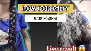 Low porosity hair mask9 live result 😱Tamil hair youtubevideo [upl. by Dlanod]