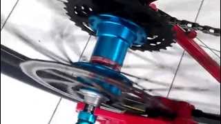 Novatec Hub D042SB Blue  SOUND [upl. by Schwinn]