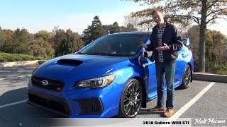 Review 2018 Subaru WRX STI  As Fun As Ever [upl. by Nitneuq304]