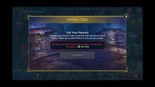 RAID NEWS SECOND PROMO CODE  SEPTIMUS BANNER TOURNAMENT  LEADER  MRXSBRaid Shadow Legends [upl. by Asilahs]