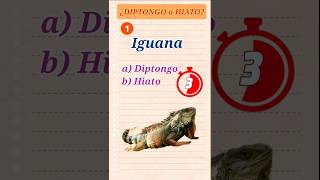 ✅ ¿DIPTONGO o HIATO Test de GRAMÁTICA lenguaespañola eso ebau español bachillerato [upl. by Eugenio857]