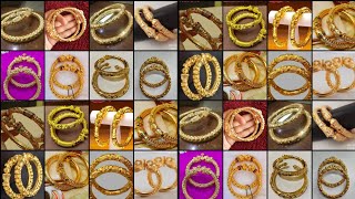 Beautiful Gold Bengali Bala Designs  Latest Gold Bangles  New Gold Bala Collection [upl. by Odlabso]