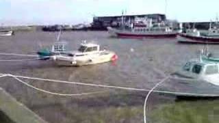 Rough Seas in Harbour at Bridlington [upl. by Vetter835]