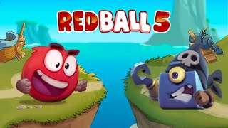 Red Ball 5  Speedrunning  All Levels  Full Game  Gameplay Red Ball 5 [upl. by Mad175]