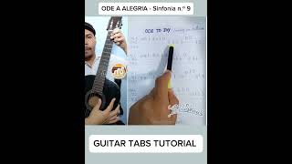 guitar tabs for beginners tutorial beethoven shorts [upl. by Jeroma692]