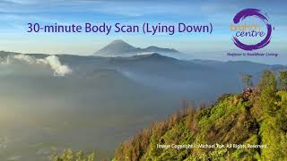 30min Body Scan Lying Down  Angie Chew [upl. by Enitsuj]