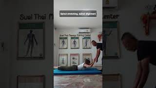 Spinal stretching spinal alignment by Master Yuki [upl. by Cirre]