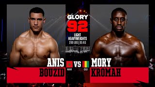 Anis Bouzid v Mory Kromah  GLORY 92 Rotterdam [upl. by Martainn280]