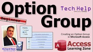 Using Option Groups in Microsoft Access Procedure Tracking [upl. by Anel]