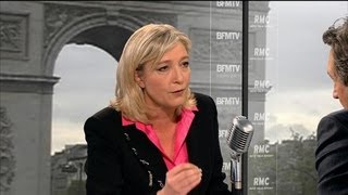 Marine Le Pen sur BFMTV  quotjappelle tous les patriotes à me rejoindrequot [upl. by Margi]