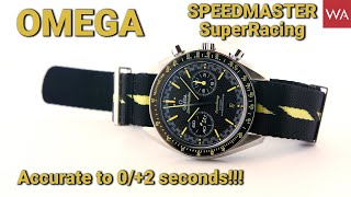 OMEGA Speedmaster SuperRacing The new finetune Spirate System boosts accuracy to 02 secday [upl. by Lebana]