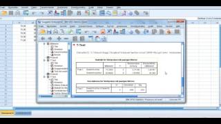 tTest für verbundene Stichproben mit SPSS [upl. by Etteneg7]