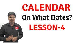 CalendarReasoningOn What Dates Lesson4 [upl. by Nibas]