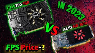 Finally GTX 750 vs HD 7570 1 GB Gaming Test Spacs And Price In Hindi [upl. by Hillinck181]