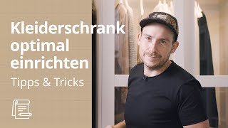 Kleiderschrank einrichten  IKEA Tipps amp Tricks [upl. by Ahsiym745]