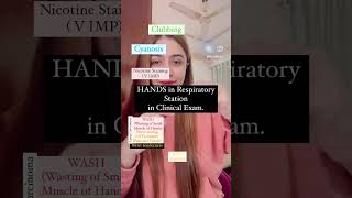 Examination of hands in respiratory system examination haleimaaali mbbs mrcp fcps clinical [upl. by Waldack]