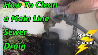 How To Clean a Main Line Drain [upl. by Ensign]