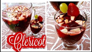 DELICIOSO CLERICOT DE VINO 🍷 TINTO MUY FACIL y RÁPIDO BEBIDA [upl. by Sandon]