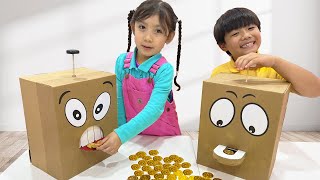 Wendys Piggy Bank Adventure Maddie and Eric Learn to Save Money [upl. by Hildebrandt]