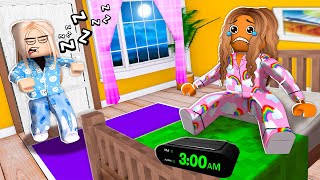 I CAUGHT ISLA SLEEPWALKING AT 3AM Funny Roblox Roleplay [upl. by Elatia]