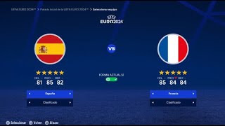 EUROCOPA 2024 ESPAÑA VS FRANCIA FIFA 2024 PS5 [upl. by Sikata]