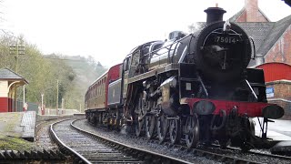 2024 02 03 Churnet Valley Railway 75014 [upl. by Ainecey779]