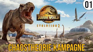 Jurassic World Evolution 2  01  Chaostheorie Jurassic Park  Lets Play [upl. by Boswell245]