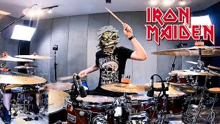 IRON MAIDEN  THE TROOPER  DRUM COVER  PEDRO TINELLO [upl. by Linneman]