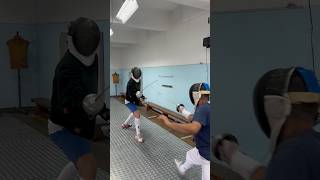 Epee fencing training 🤺 fencing scrima sports motivation reels epee spada antrenament [upl. by Whiney]