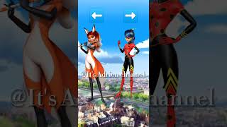 Miraculous Ladybug Choose yourFavoriteCharactersLadybugAdrien short Edit [upl. by Brottman]