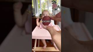 FIRST TASTES AT14 MONTHS OLD 🍇🍓cookingchannel toddlers chillbaby amusementpark baby fruits [upl. by Thacker181]