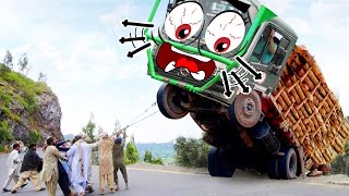 Dangerous Idiots Fastest Skills Operations Oversize Truck  Big Logging Wood Truck Driving Fails [upl. by Eissen]