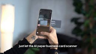 Using Paper Business Card Scanner [upl. by Timrek618]