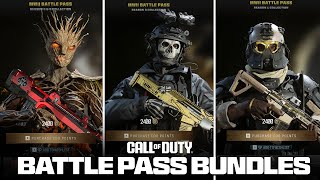 ALL MW2 amp MW3 Battle Pass Bundles Store Collection SHOWCASE in Season 6 Modern Warfare 3 [upl. by Ettolrahs]