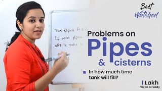 Aptitude Made Easy – Problems on Pipes and Cistern Full series Learn maths withme StayHome [upl. by Ayin]