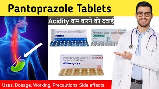 Pantoprazole 40 mg hindi  Pantoprazole tablet uses in hindi  Pan 40 tablet [upl. by Chemesh709]