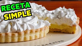 🔰 Lemon Pie sin TACC receta de masa  crema de limón receta fácil sin gluten [upl. by Morgun]