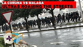 CHAOS In The Streets  Deportiva La Coruna vs Malaga 00  06102024 [upl. by Einnok]