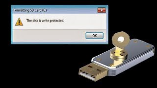 How to remove write protection on flash drivesd card [upl. by Leta]