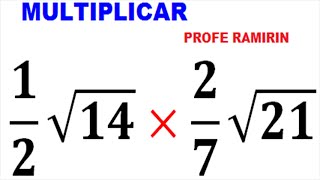 MULTIPLICACIÓN DE RADICALES CON FRACCIONES CON MISMO INDICE [upl. by Atinek607]