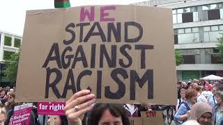 Sam Moorcroft from the Trades Council speaks at the Stand up to Racism Rally in Sheffield [upl. by Odelinda]