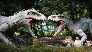 Camouflage N Battle Indominus Rex Mattel Jurassic World [upl. by Anam]