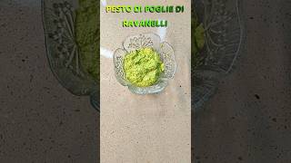 PESTO CON FOGLIE DI RAVANELLO cucinamediterranea shorts ricette [upl. by Aufmann]