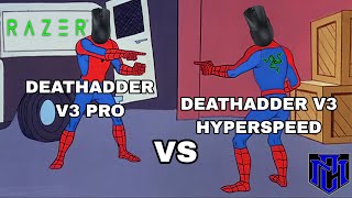 Which is the best Deathadder Razer Deathadder V3 PRO Vs Deathadder V3 Hyperspeed [upl. by Hirai]